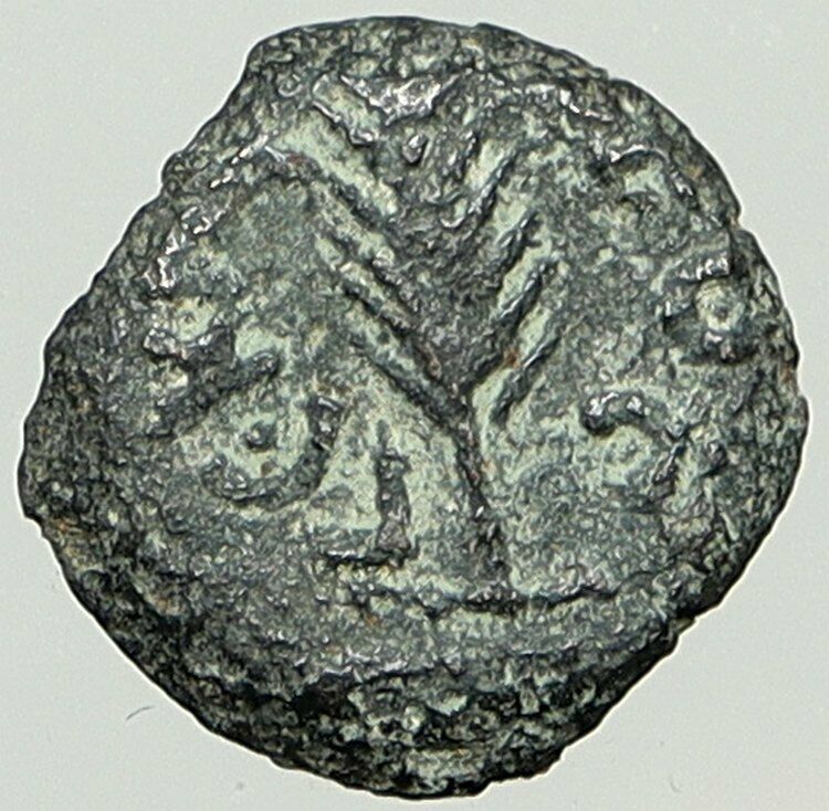 NERO Ancient Biblical Old JERUSALEM Roman Coin PORCIUS FESTUS St Paul i108193