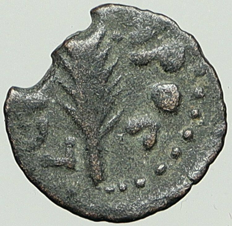 NERO Ancient Biblical Old JERUSALEM Roman Coin PORCIUS FESTUS St Paul i108189