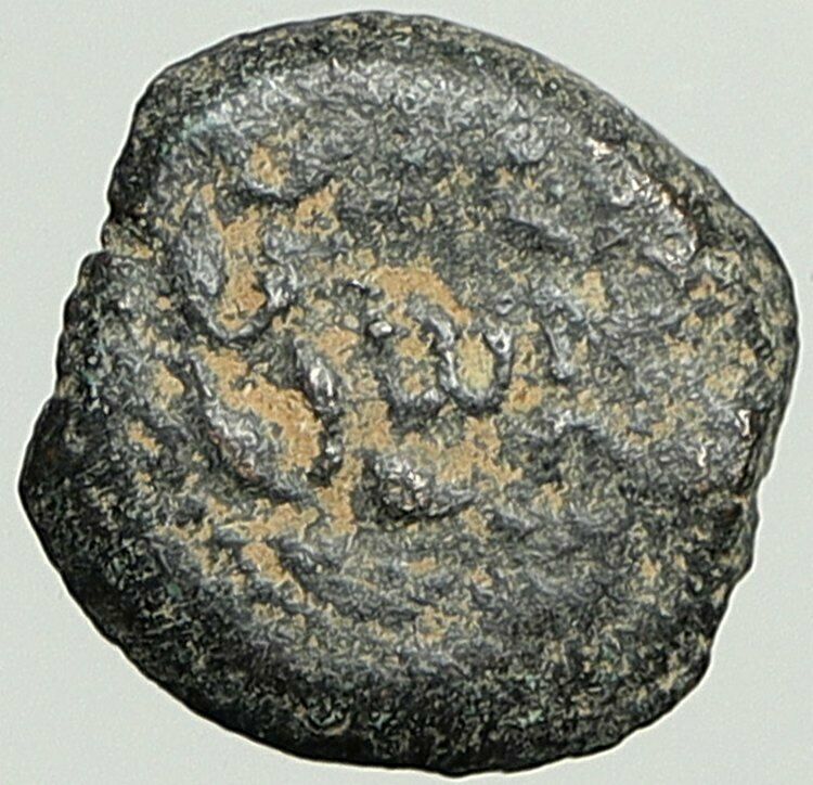 NERO Ancient Biblical Old JERUSALEM Roman Coin PORCIUS FESTUS St Paul i108195