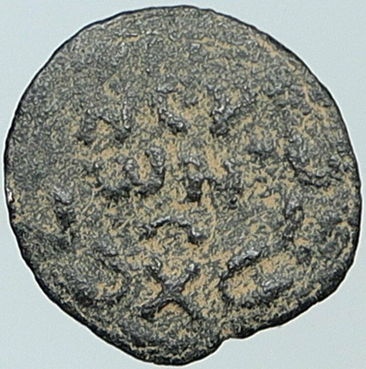 NERO Ancient Biblical Old JERUSALEM Roman Coin PORCIUS FESTUS St Paul i108236