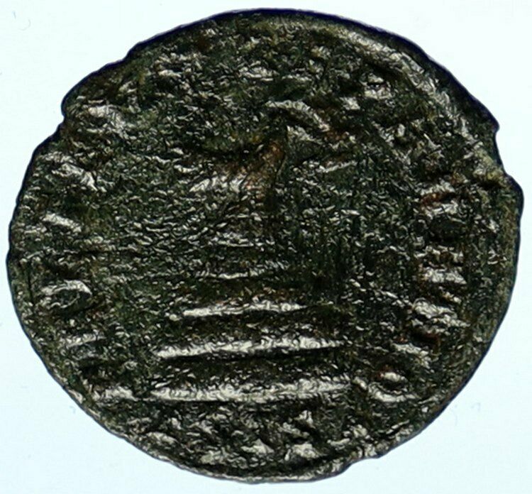 CONSTANS Phoenix FIREBIRD Antique 348AD Ancient Authentic OLD Roman Coin i103855