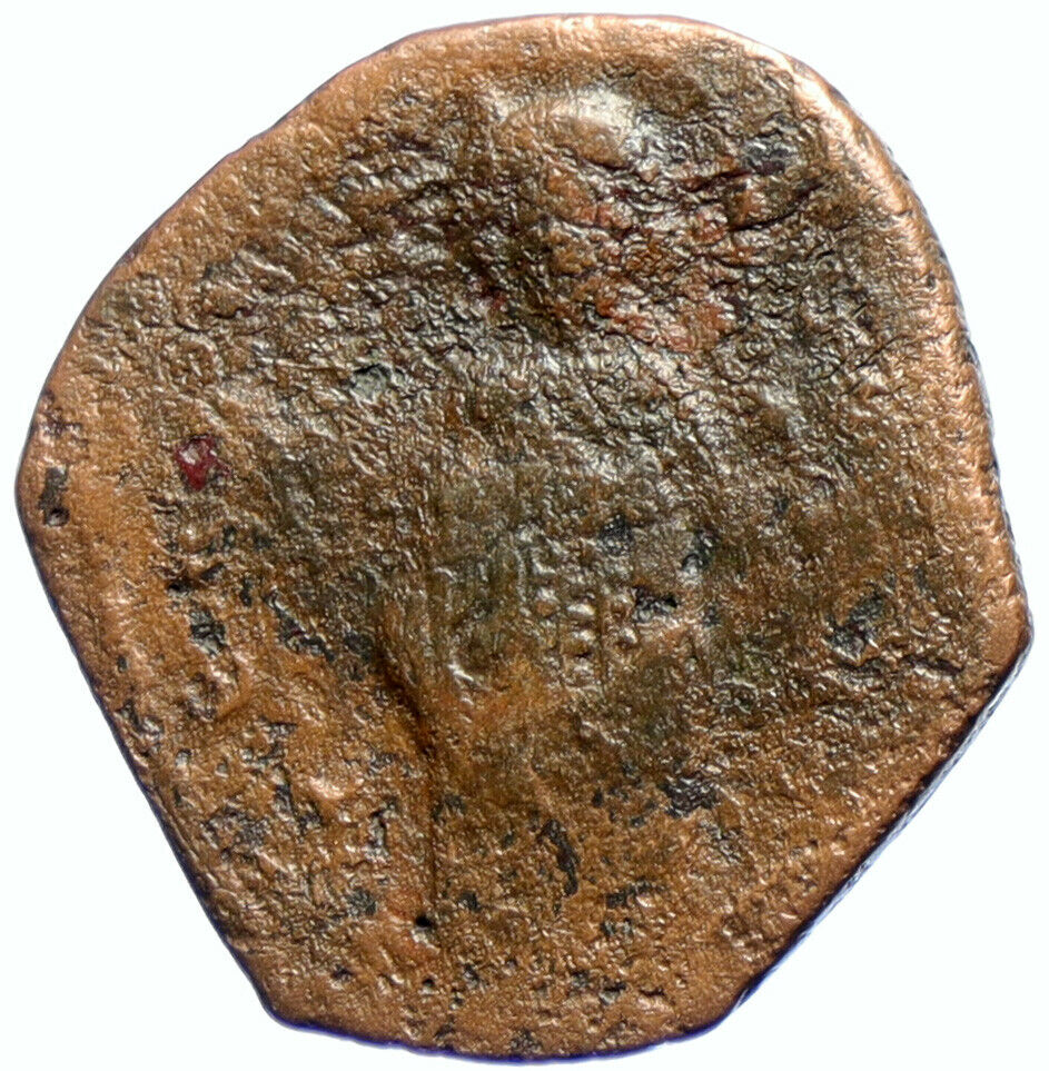 JESUS CHRIST Class C Anonymous Ancient OLD Byzantine Follis Coin CROSS i103848