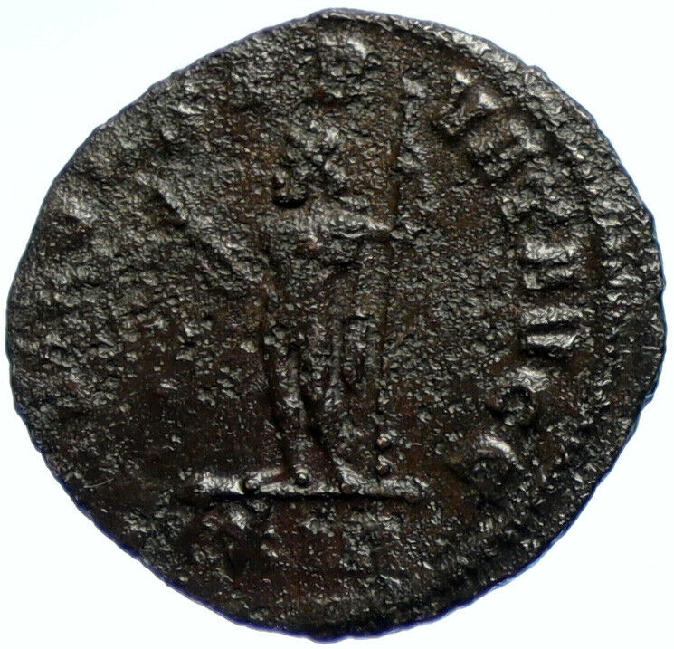 MAXIMIAN Authentic Ancient 285AD Genuine OLD Roman Coin ZEUS Thunderbolt i103849