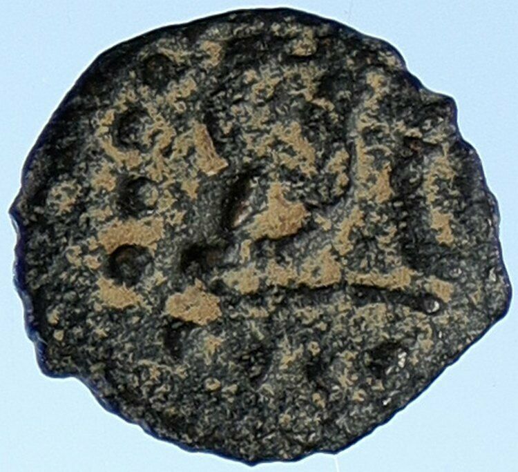 HEROD I the GREAT Jewish King Ancient Biblical OLD Jerusalem Coin TRIPOD i108466