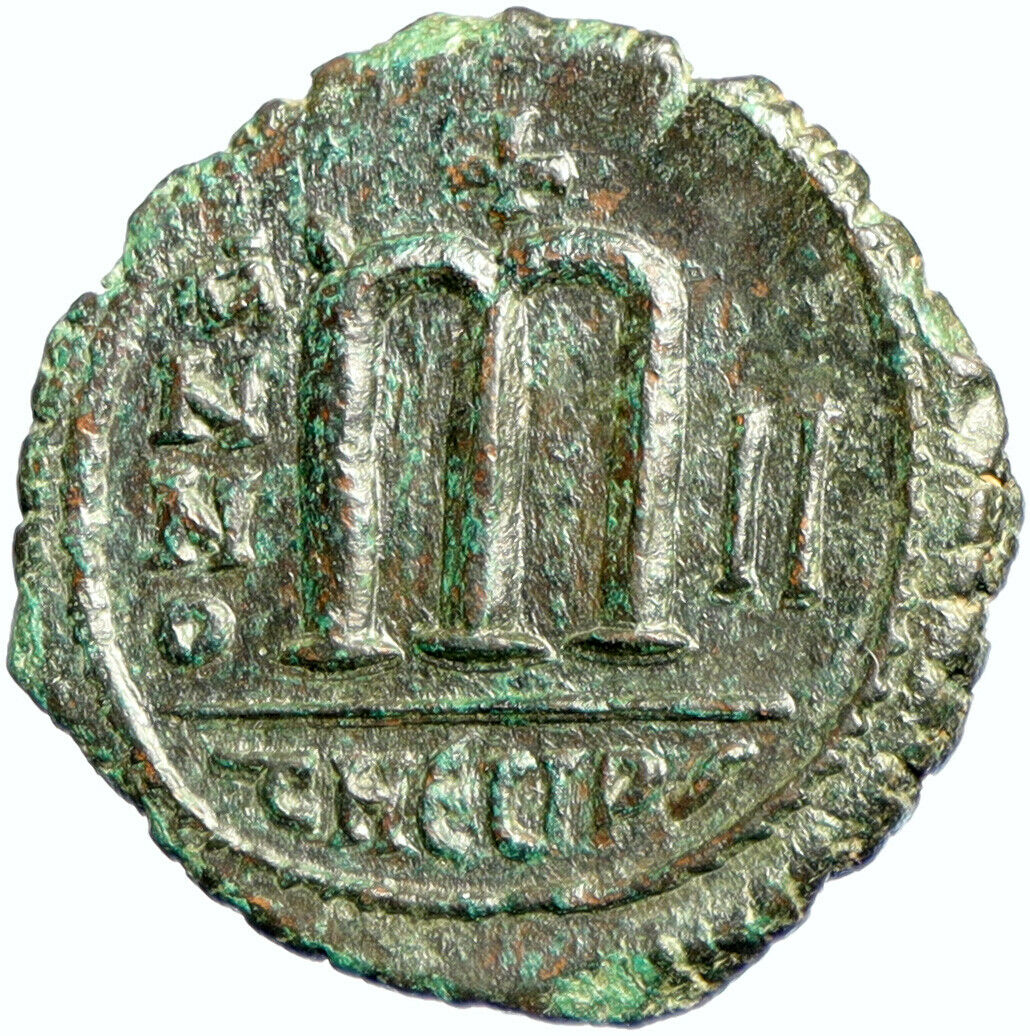 MAURICE TIBERIUS 583AD Authentic Ancient Medieval OLD Byzantine Coin i102267