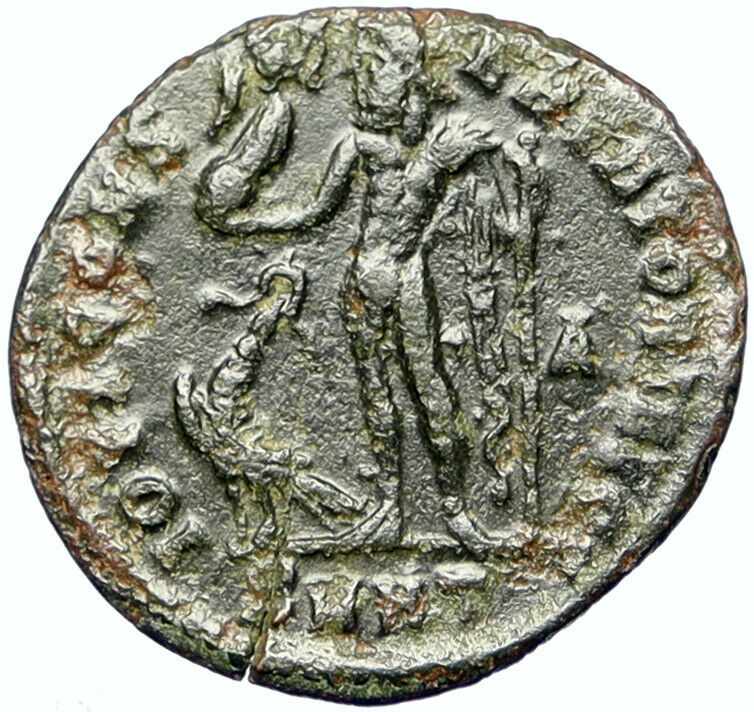 LICINIUS I Authentic Ancient HERACLEA Old Roman Coin ZEUS GLOBAL VICTORY i100552