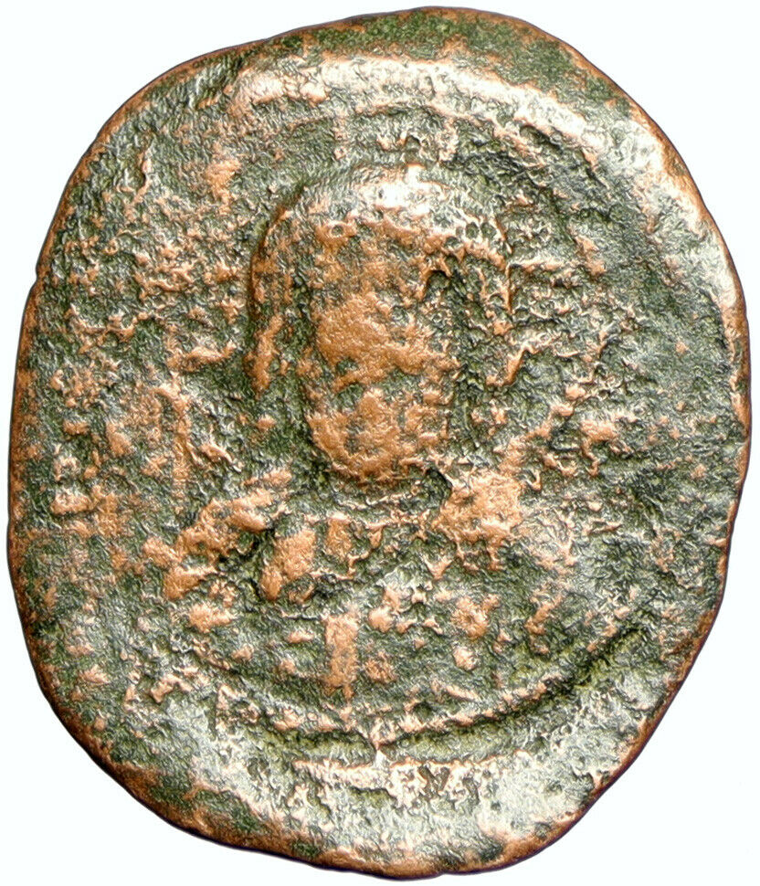 JESUS CHRIST Class E Anonymous Ancient 1059AD OLD Byzantine Follis Coin i102190