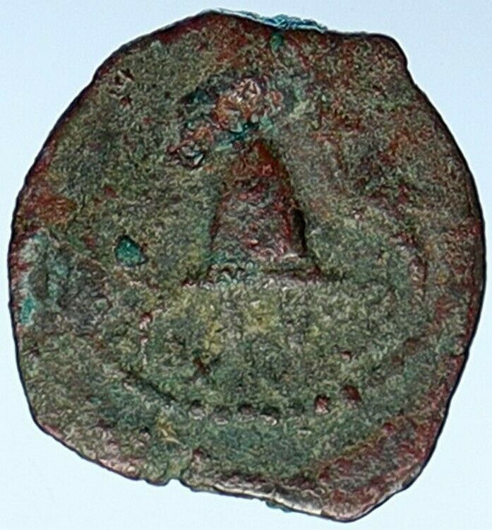 HEROD ARCHELAUS Biblical JERUSALEM Jewish OLD Ancient Greek Coin GRAPES i108604