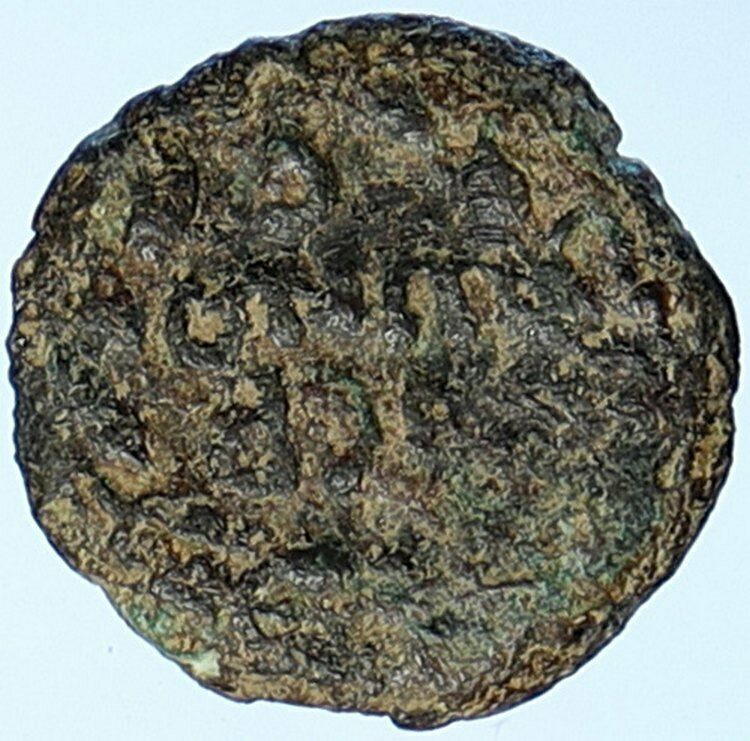 NERO Ancient Biblical Old JERUSALEM Roman Coin PORCIUS FESTUS St Paul i108664