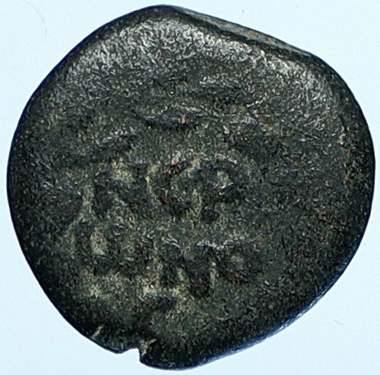 NERO Ancient Biblical Old JERUSALEM Roman Coin PORCIUS FESTUS St Paul i108674