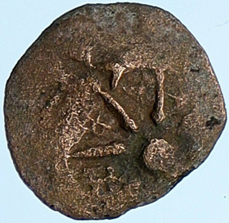 ALEXANDER JANNAEUS Biblical Jerusalem Jewish Widow's Mite Coin HEND 1150 i108685