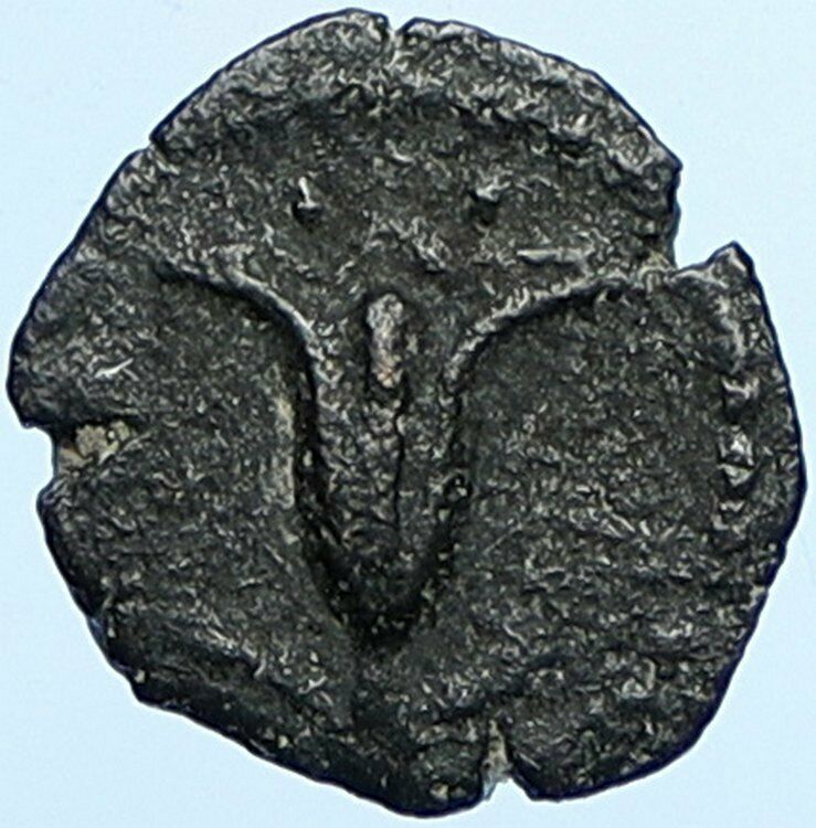 JOHN HYRCANUS & ANTIOCHUS VII in JEWISH Jerusalem Coin LILY Hendin 1131 i108703