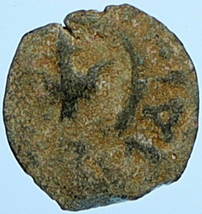 ALEXANDER JANNAEUS Biblical Jerusalem Jewish Widow's Mite Coin HEND 1153 i108694