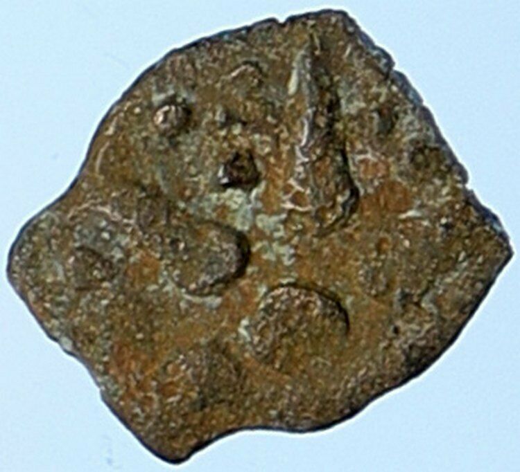 ALEXANDER JANNAEUS Biblical Jerusalem Jewish Widow's Mite Coin HEND 1153 i108710