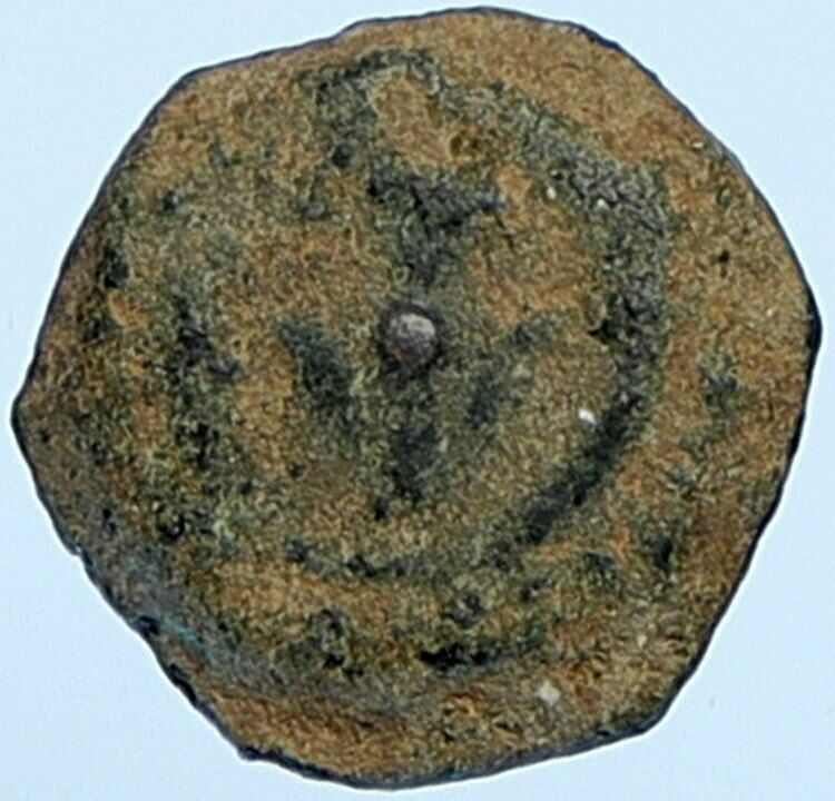 ALEXANDER JANNAEUS Biblical Jerusalem Jewish Widow's Mite Coin HEND 1152 i108751