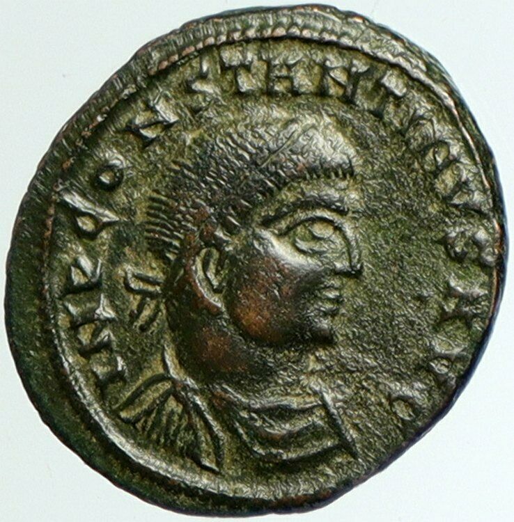 CONSTANTINE I the GREAT Authentic Ancient 317AD Roman Coin SOL SUN GOD i102357