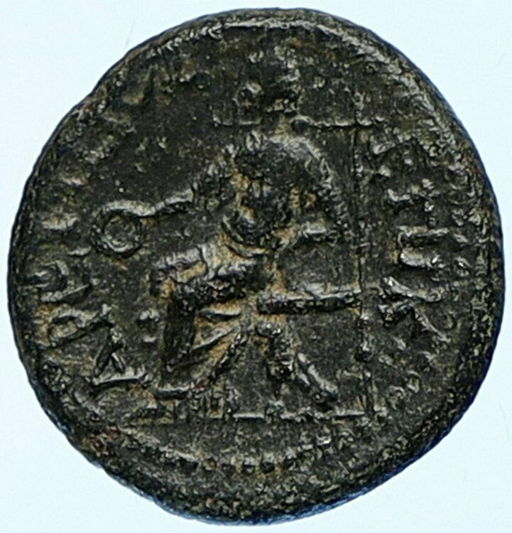 COTIAEUM in PHRYGIA Authentic Ancient TIME OF GALBA Greek Coin w CYBELE i108863