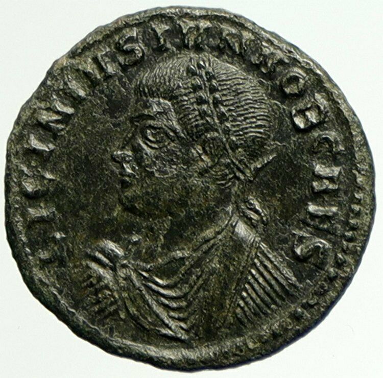 LICINIUS II Jr Authentic Ancient Thessalonica RARE Old Roman Coin VOT V i104405