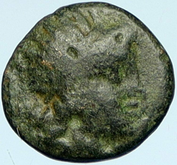 RHODES Greek Island Off Caria Ancient 188BC HELIOS ROSEBUD Greek Coin i101929