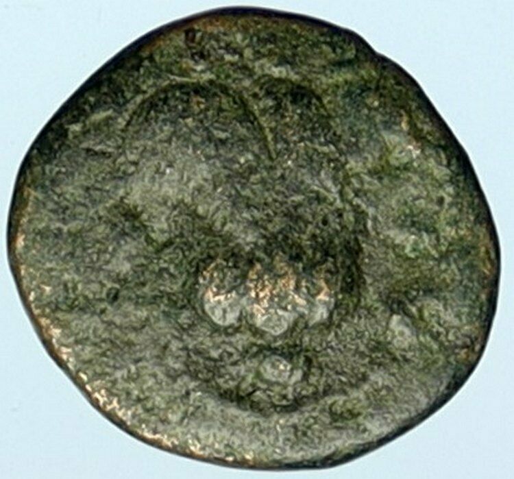 RHODES Greek Island Off Caria Ancient 188BC HELIOS ROSEBUD Greek Coin i101929