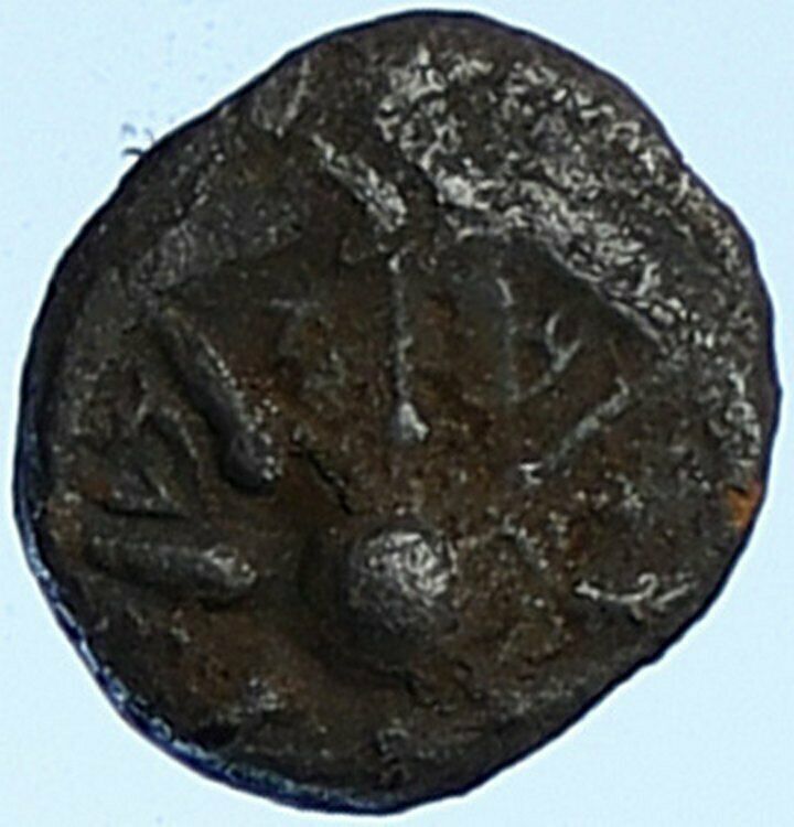 ALEXANDER JANNAEUS Biblical Jerusalem Jewish Widow's Mite Coin Hend 1151 i109002