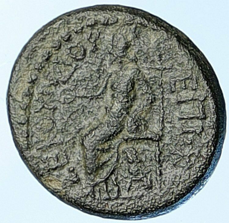 COTIAEUM in PHRYGIA Authentic Ancient TIME OF GALBA Greek Coin w CYBELE i108891