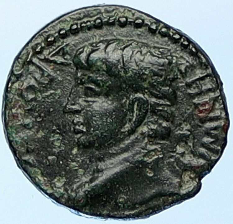 GERMANICUS & DRUSUS Caesars PRYMNESSUS PHRYGIA Authentic OLD Roman Coin i108892