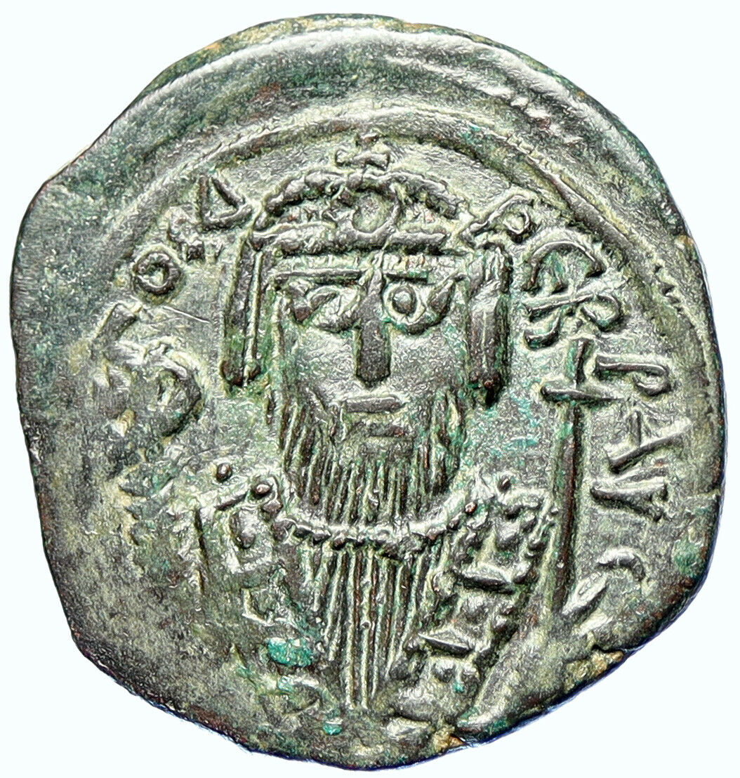 PHOCAS Authentic Ancient 602AD Follis Genuine Medieval Byzantine Coin i107564