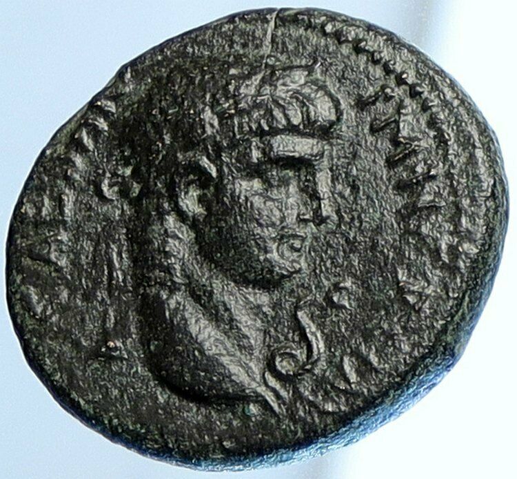 NERO Authentic Ancient 54AD Antioch Genuine OLD Original Roman Coin SC i108902