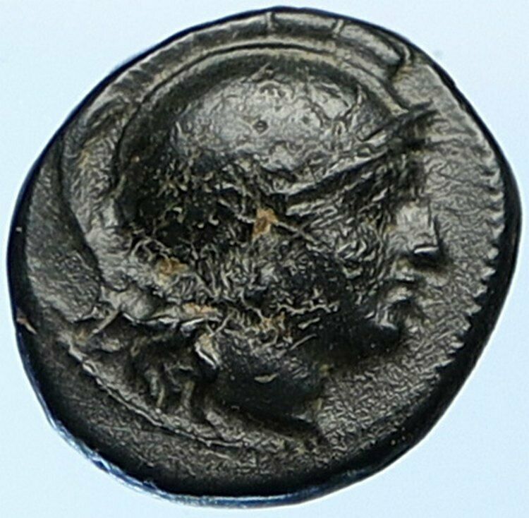 LYSIMACHOS 306BC Thrace King Authentic Ancient Greek Coin ATHENA & LION i108896