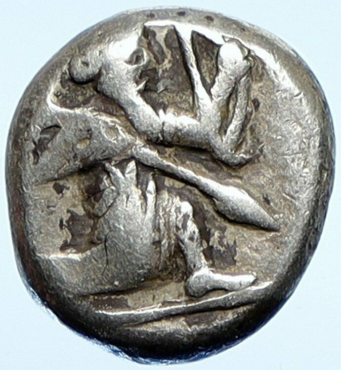 486BC Xerxes - Artaxerxes I Achaemenid Silver Greek SIGLOS Coin Lydia i107576