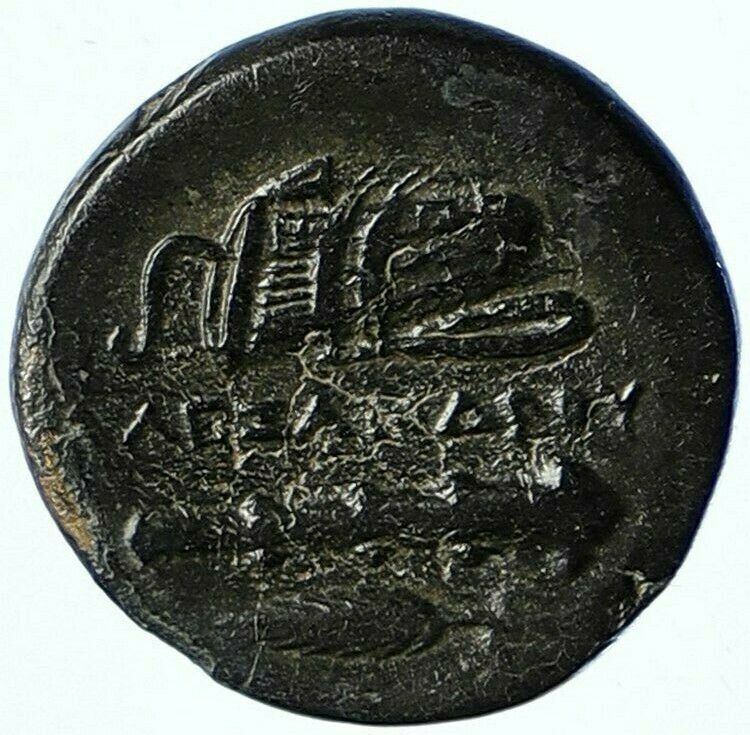 PHILIP III ALEXANDER III the GREAT Macedonia Greek Coin HERCULES WEAPON i107581