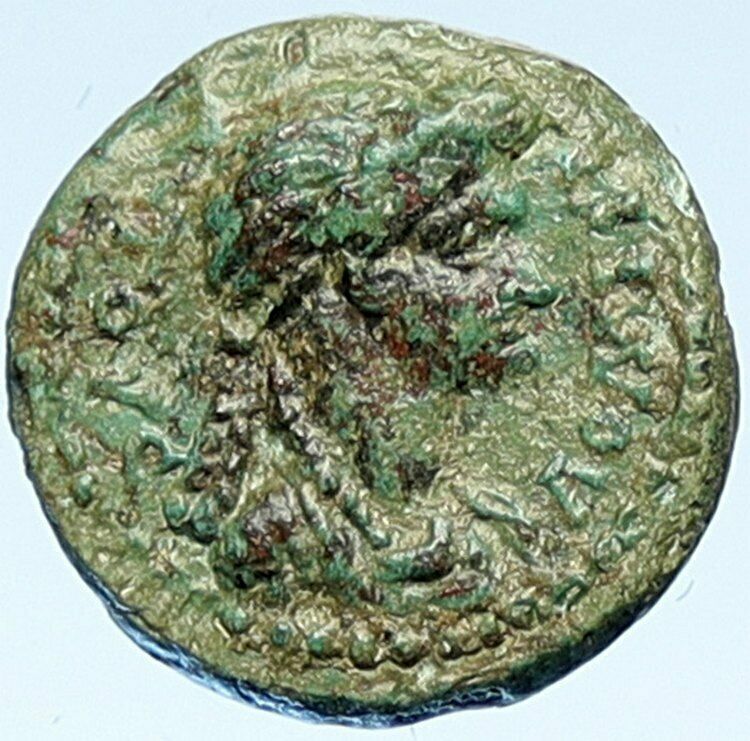 DOMITIA wife of DOMITIAN 81AD Philadelphia in Lydia Roman Coin GRAPES i107570