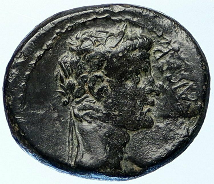 CALIGULA 37AD Aezanis in Phrygia Original Ancient Roman Coin ZEUS EAGLE i108877