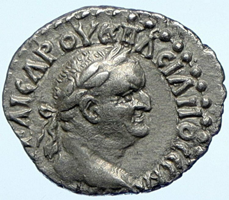 VESPASIAN Cappadocia Authentic Ancient Silver Roman Hemidrachm Coin NIKE i107573