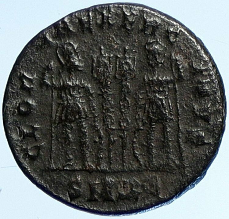 CONSTANTINE II son of the Great Ancient Roman Coin LEGION WAR SOLDIERS i109103