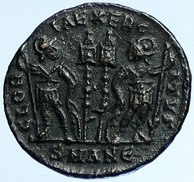 CONSTANTINE II son of the Great Ancient Roman Coin LEGION WAR SOLDIERS i109105