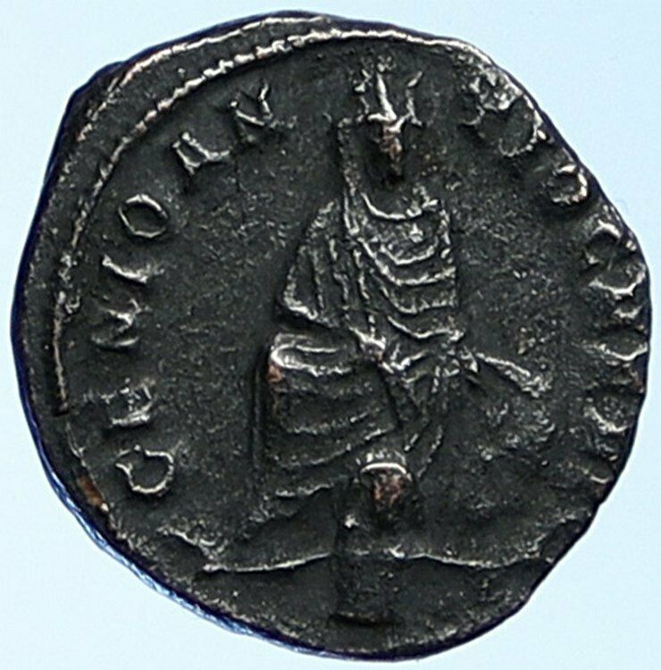 MAXIMINUS II DAIA Ancient 310AD Roman Coin APOLLO Christian Persecution i109119