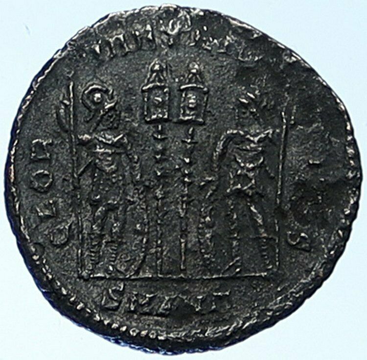 CONSTANTINE I the Great Authentic Ancient Roman Coin WAR LEGION SOLDIERS i109120