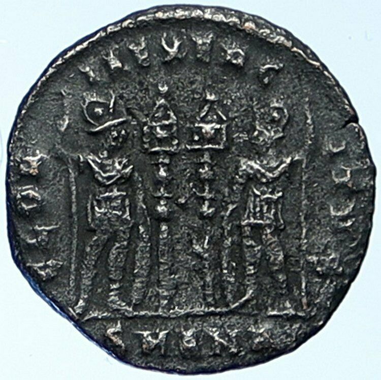 CONSTANTINE I the Great Authentic Ancient Roman Coin WAR LEGION SOLDIERS i109158