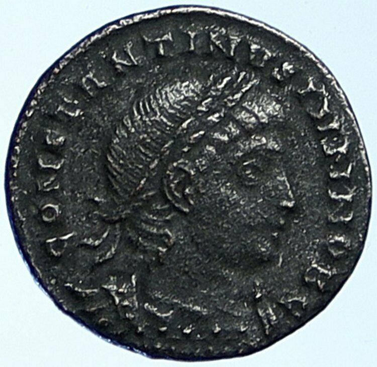 CONSTANTINE II son of the Great Ancient Roman Coin LEGION WAR SOLDIERS i109118