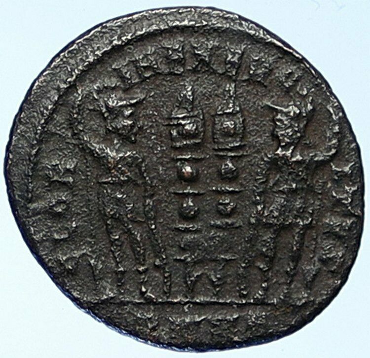 CONSTANTINE II son of the Great Ancient Roman Coin LEGION WAR SOLDIERS i109127