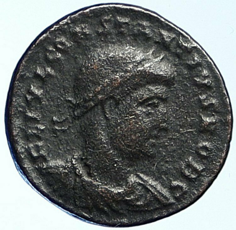 CONSTANTIUS II Cyzicus Authentic Ancient Roman Coin WAR LEGION SOLDIERS i109128