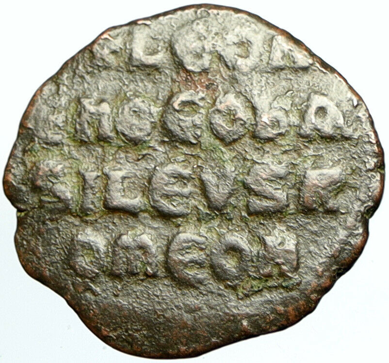 LEO VI the WISE 886AD Constantinople Follis Medieval OLD Byzantine Coin i102202