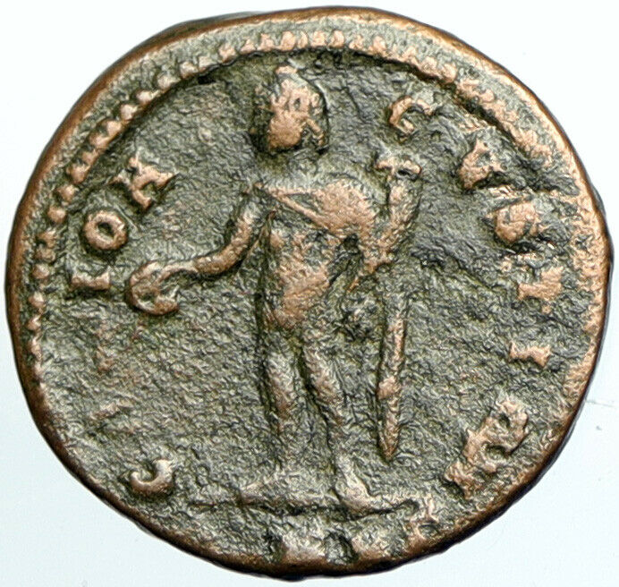 CONSTANTINE I the Great Authentic Ancient OLD Roman Coin GENIUS REGALIA i102203