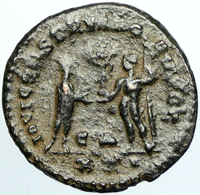 MAXIMIAN w JUPITER Zeus Authentic Ancient 285AD Genuine OLD Roman Coin i102204