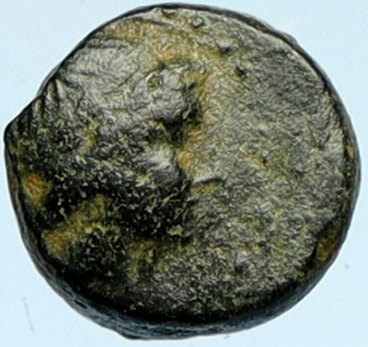 ANTIOCHOS III Megas 222BC RARE Ancient Greek SELEUKID King Coin APOLLO i101910