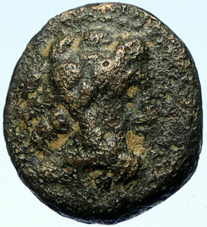 ARADOS in PHOENICIA Authentic Ancient 206BC Greek Coin w ZEUS & GALLEY i103872