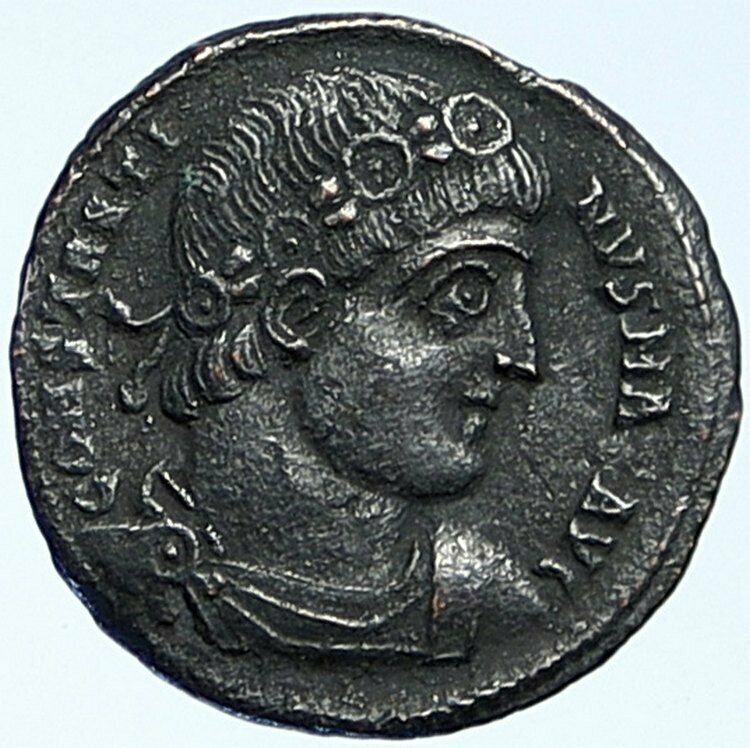 CONSTANTINE I the Great Authentic Ancient Roman Coin WAR LEGION SOLDIERS i109222