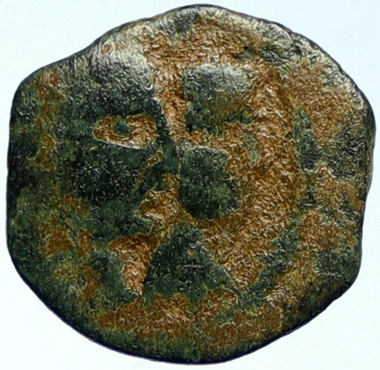 ARETAS IV 11AD Arab Kingdom Nabataea Authentic Ancient PETRA Greek Coin i103866